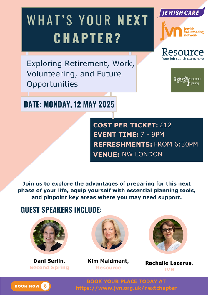 What's your next chapter? Retirement event May 2025