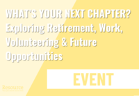 What's your next chapter? Retirement event
